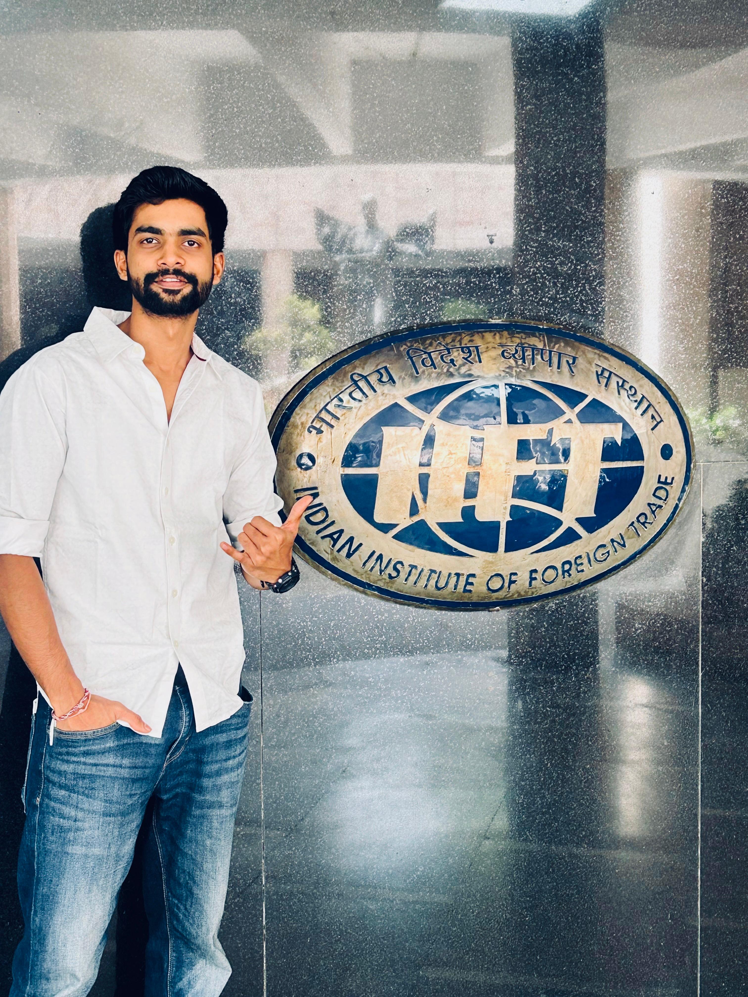 Vachan Ambati at IIFT Delhi
